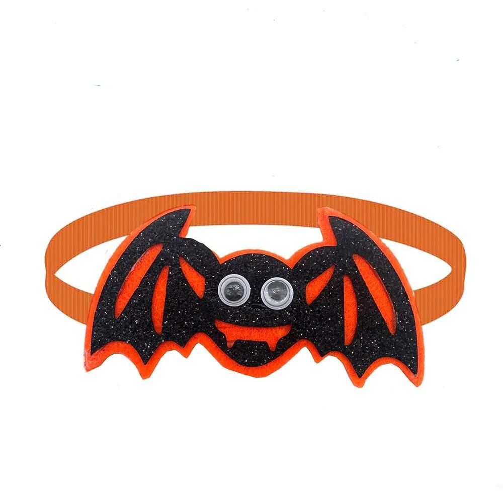 10pcs Dog Bow Tie Spider Skull Halloween Grooming Dog Cat Bowtie Pet Supplies Adjustable Dog Collar Accessories for Small Dog