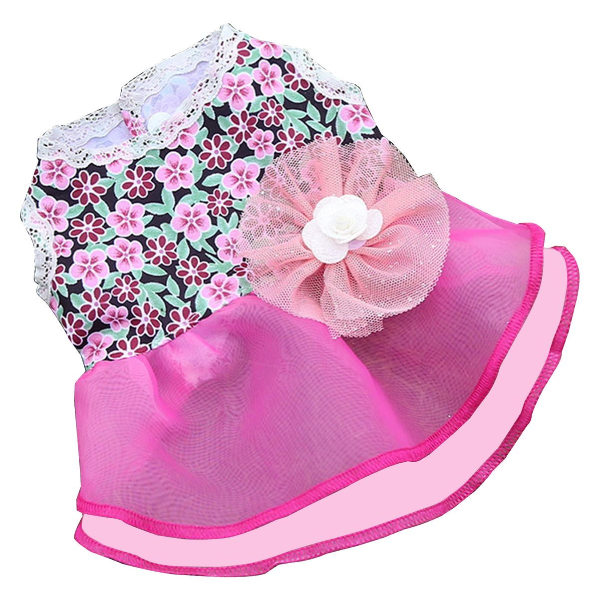 Dog Dress Dog Skirt Dog Floral Skirt Elegant Summer Dress