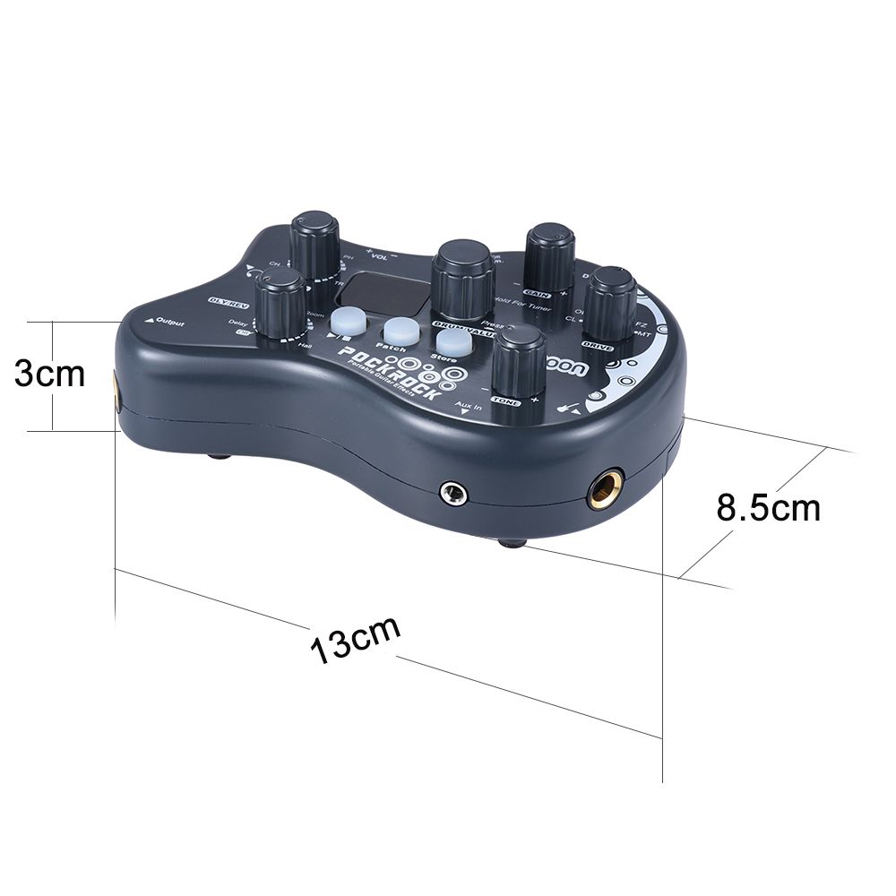 PockRock Guitar Multi-effects Processor Effect Pedal
