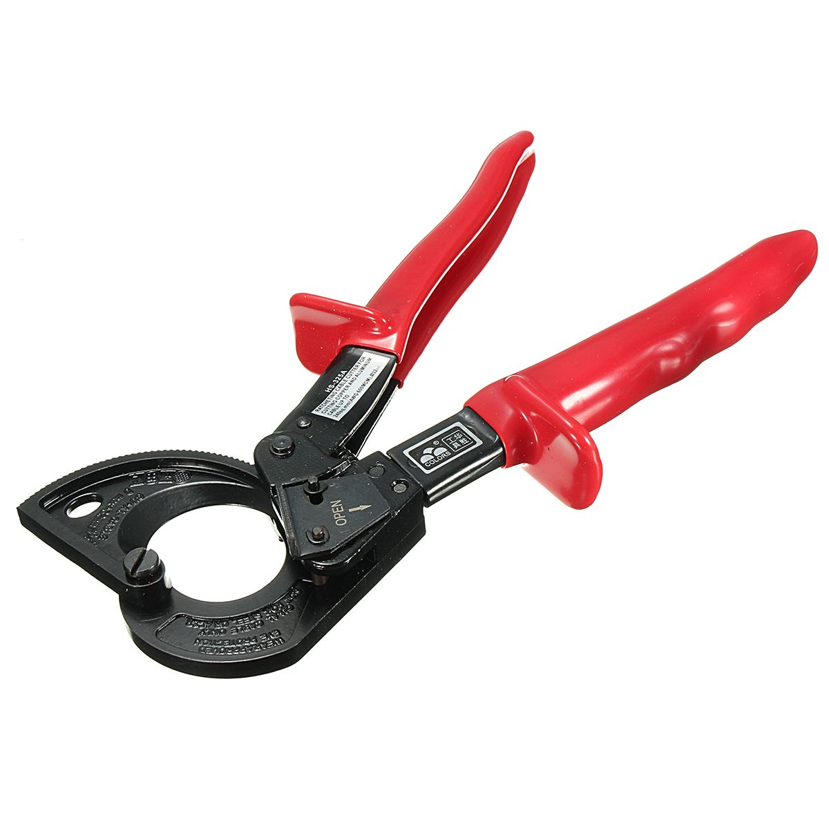 Ratchet Cable Cutter AWG 600MCM Ratcheting Wire Plier Hand T