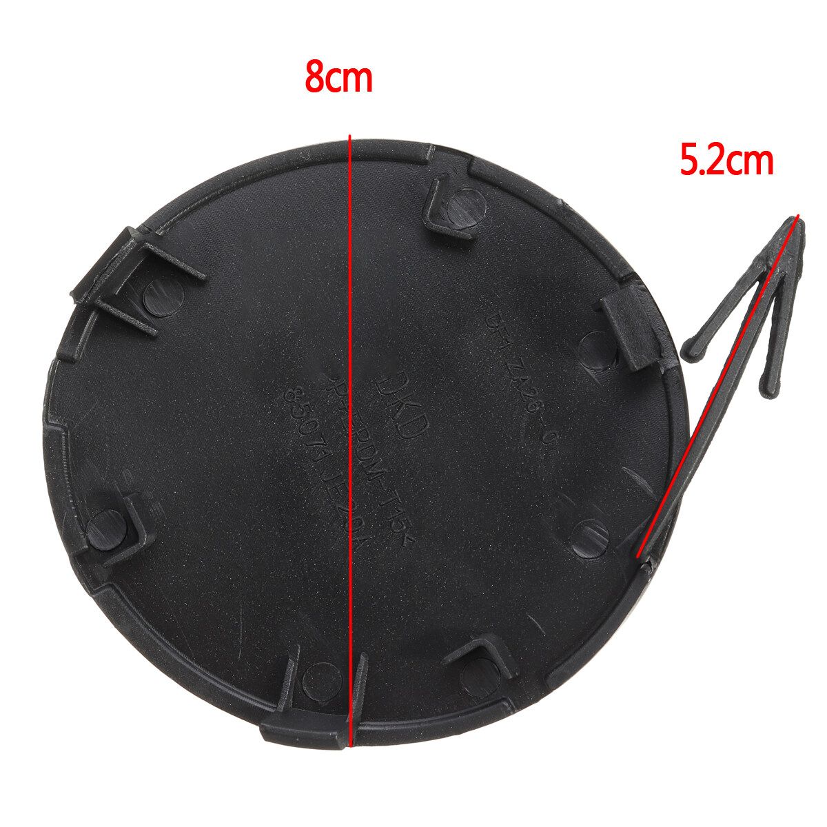 Bumper Rear Towing Eye Cover Cap Black For Nissan Qashqai J10 07-14 85071BR00A