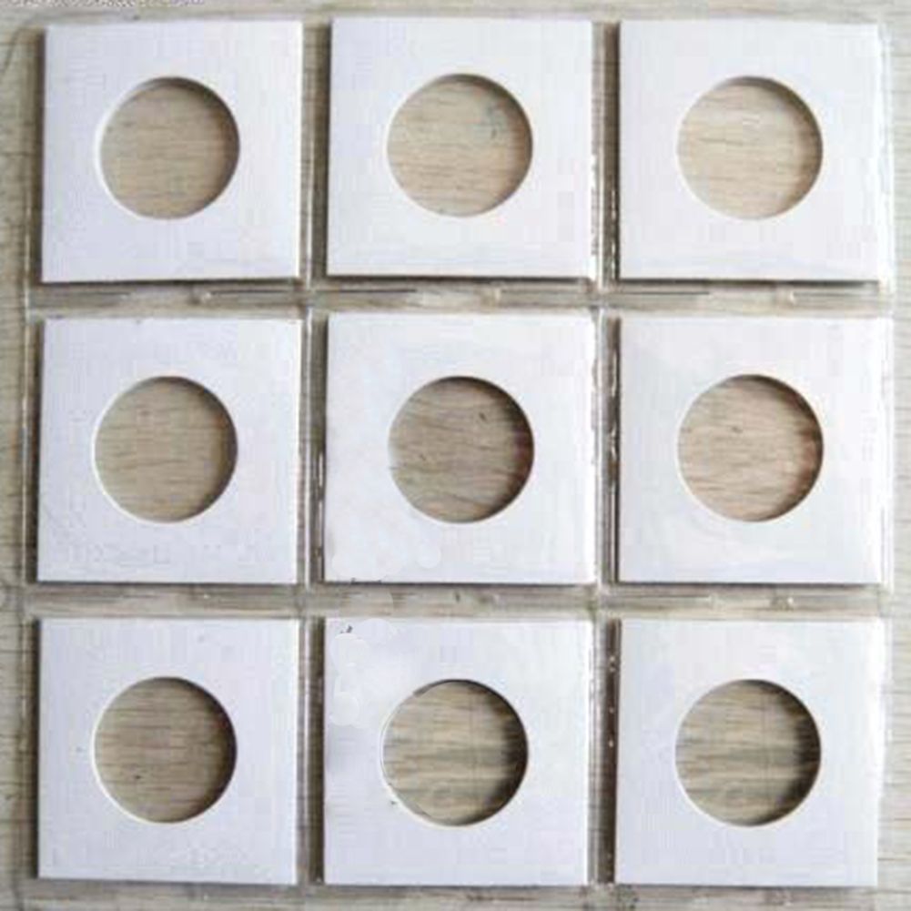 100Pcs Cardboard Flip Display Storage Holder For-