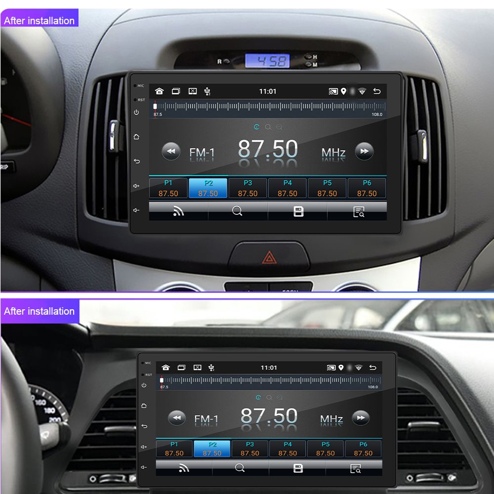 Android 11 Car Stereo Double Din GPS Navigation FM Radio