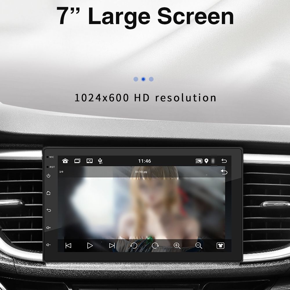 Android 11 Car Stereo Double Din GPS Navigation FM Radio