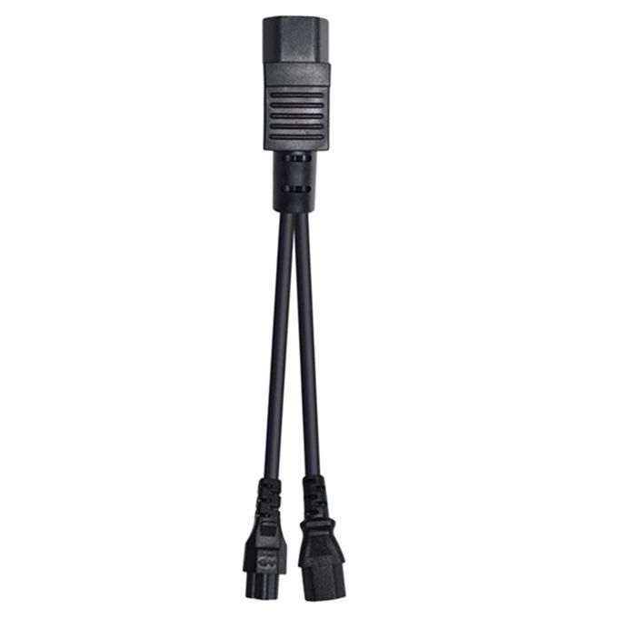 IEC320-C14 TO C13+C5 Y-shaped Splitter Power Cord 1-to-2 Cable 3-pin