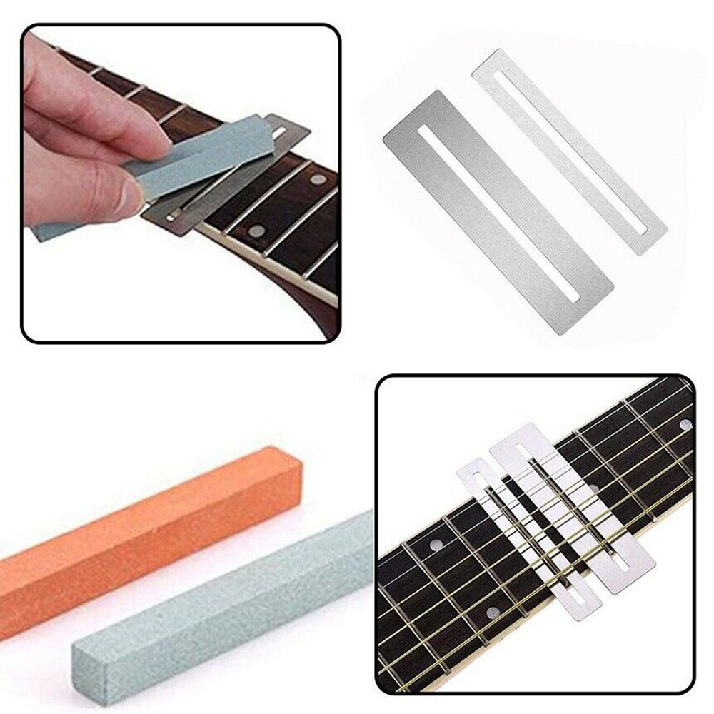 6Pcs Guitar Luthier Tool Kit Fret Crowning File Dressing
