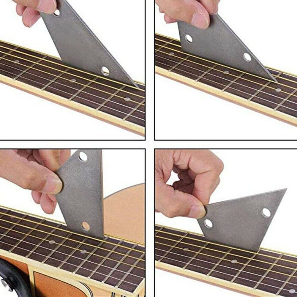 6Pcs Guitar Luthier Tool Kit Fret Crowning File Dressing