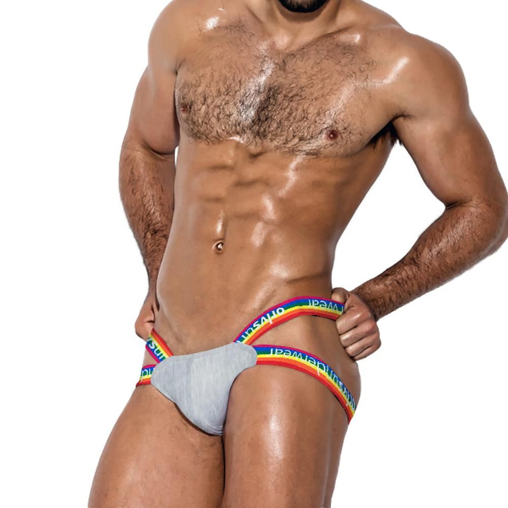 Rainbow T-pants Low Waist Cotton  T-Back Air Vent T-pants