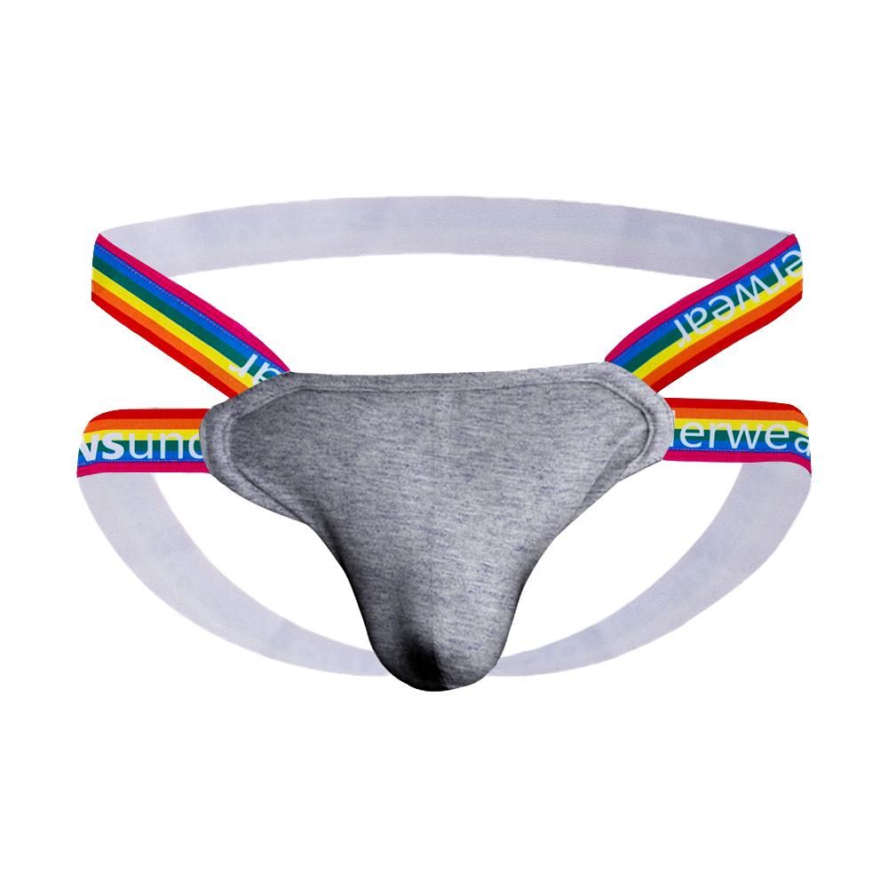 Rainbow T-pants Low Waist Cotton  T-Back Air Vent T-pants
