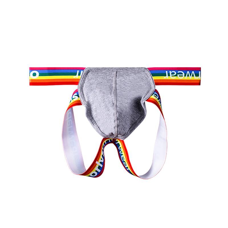 Rainbow T-pants Low Waist Cotton  T-Back Air Vent T-pants