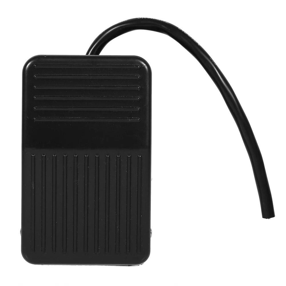 220V / 380V Electrical Power Plastic Foot Pedal Switch On/Off Control Black Color + 10cm Cord