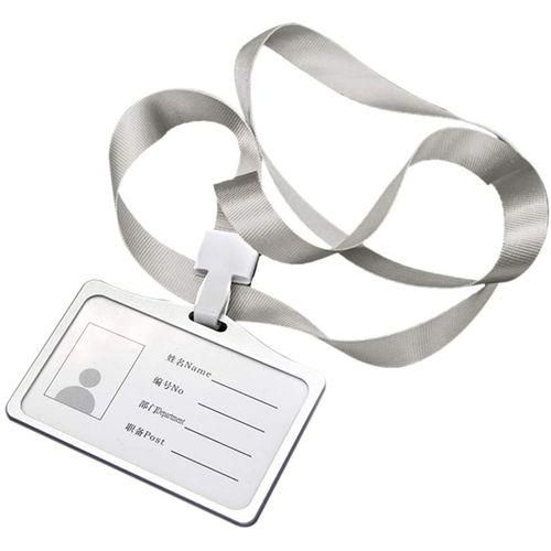 Horizontal Style Aluminum Alloy ID Card Holder