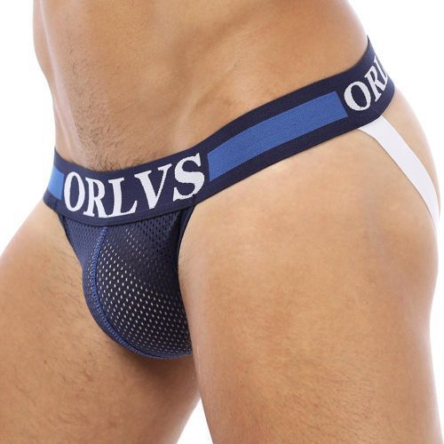 Sexy Men Underwear Jockstrap Cotton/mesh G-String Thong Briefs Panties