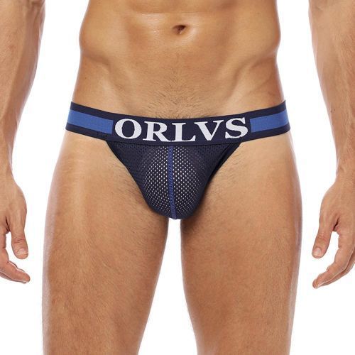 Sexy Men Underwear Jockstrap Cotton/mesh G-String Thong Briefs Panties