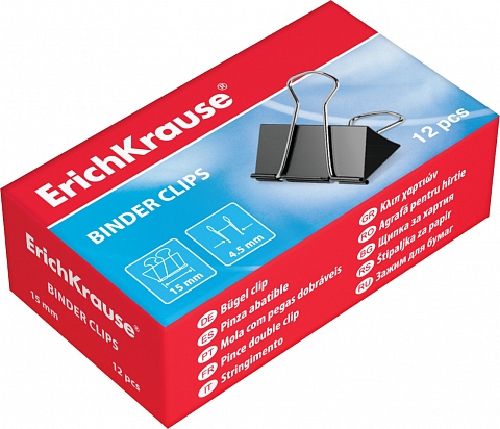 Top Quality Paper Binder Clips 19mm (12 In A Box)