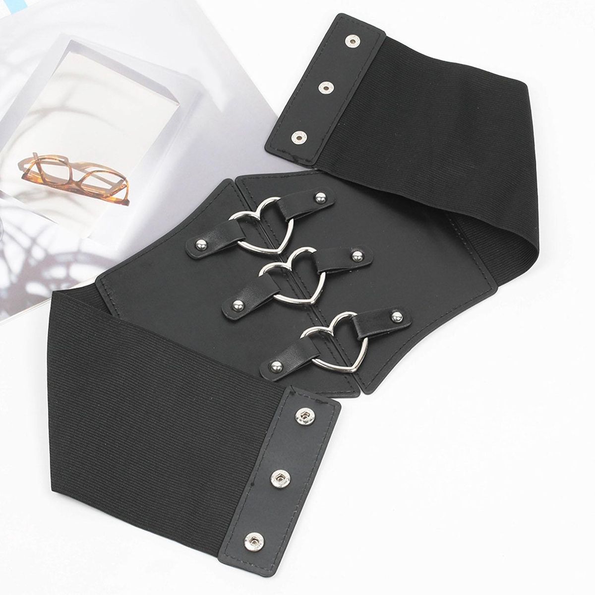 Shirt Corset Women Dress Waist Buckle Bandage Corset D