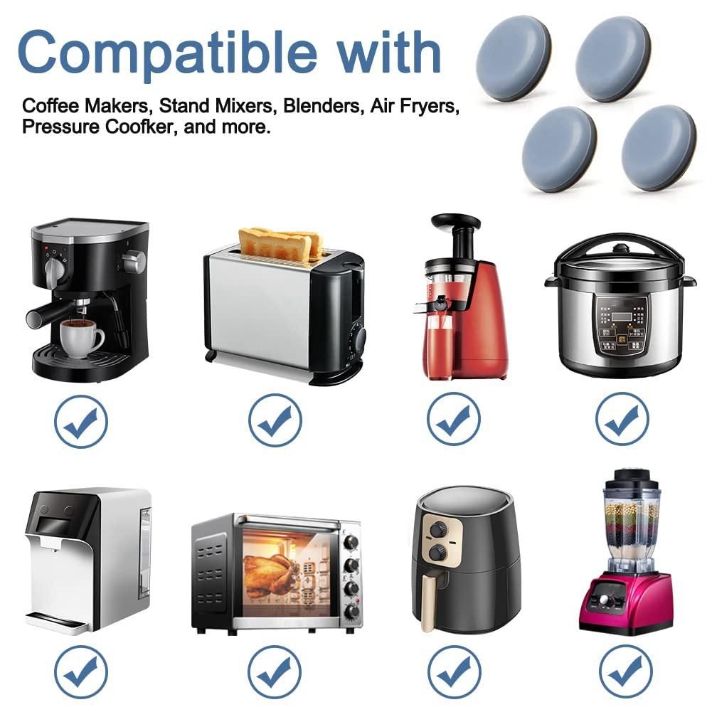 12Pcs Kitchen Appliance Sliders for Counter, Adhesive Caddy