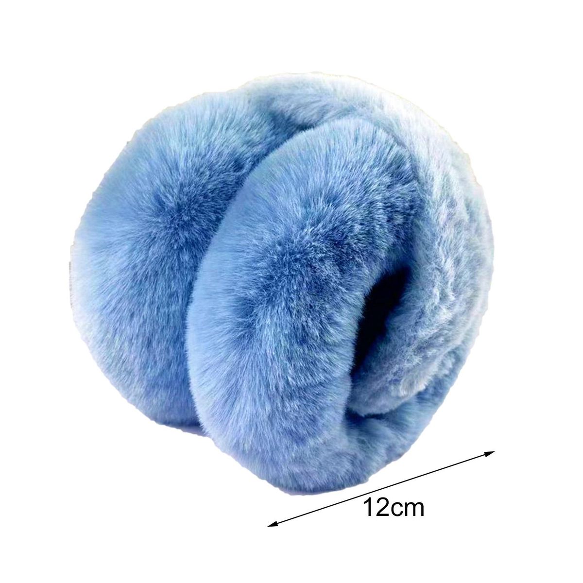 Warm Earmuffs Winter Plush Outdoor Ear Warmer Blue