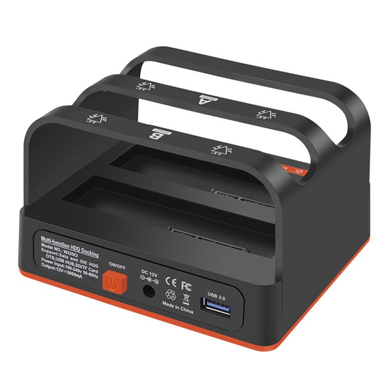 Hard Drive Docking Station USB 3.0 Dual Bay Hard Drive Dock For 2.5