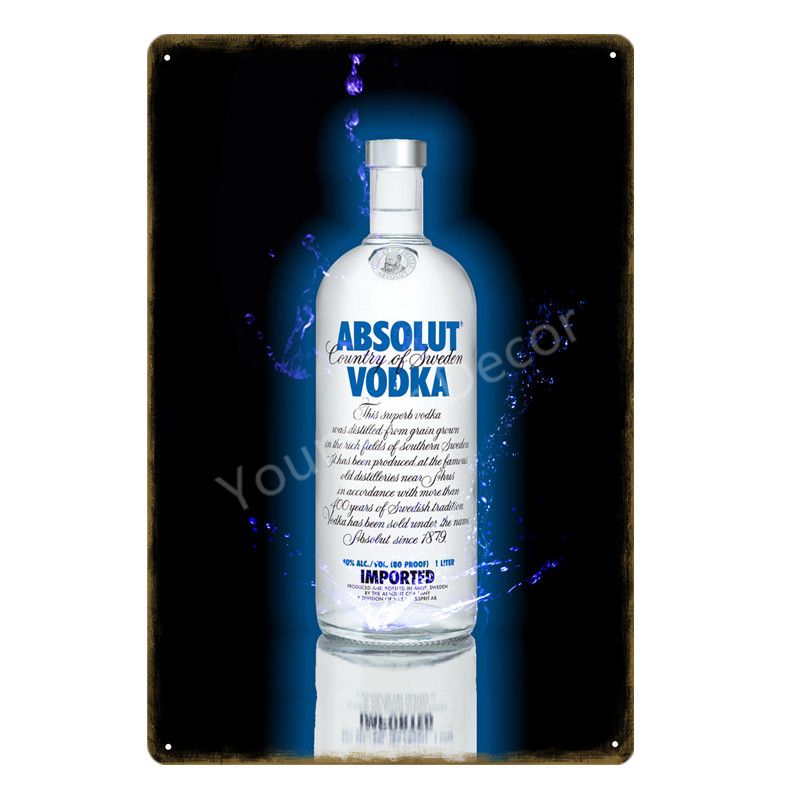 Absolut Peppar Poster Vodka Metal Tin Signs-SKU1312CI