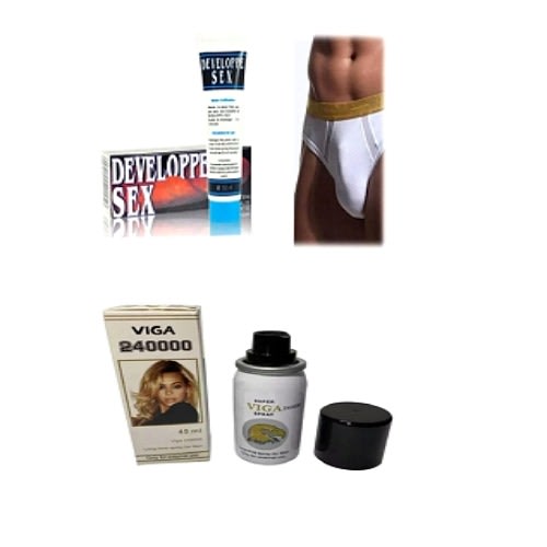 Dick Enlargement Cream Plus Sex Delay Spray - 45ml Each