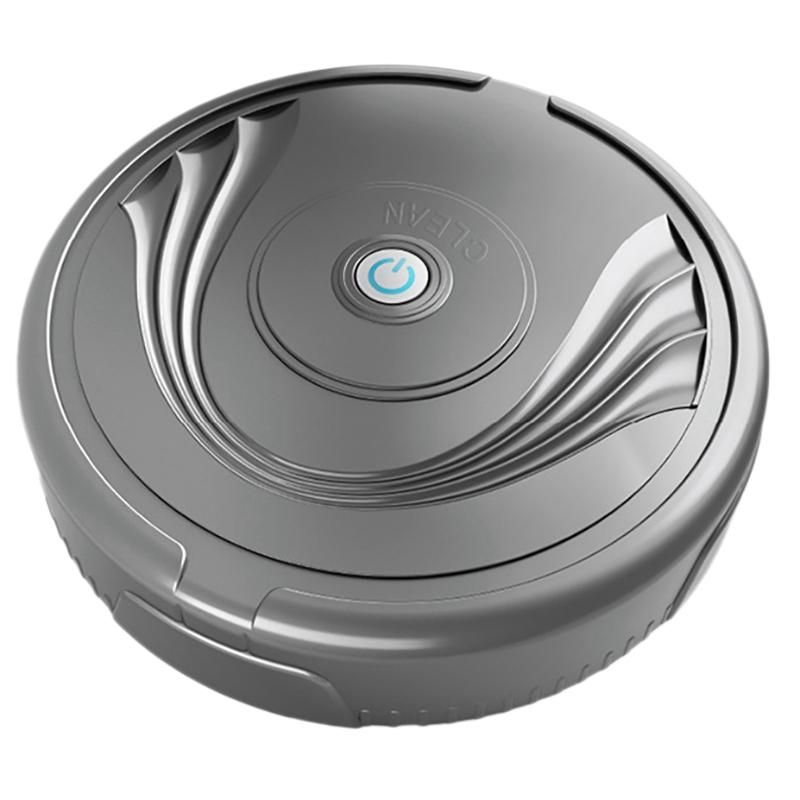 Robot Vacuum Cleaner, Sweeper Smart Household Sweeping Robot Thin Quiet for Hardwood Floor Carpet Tile Pet Hair,Black