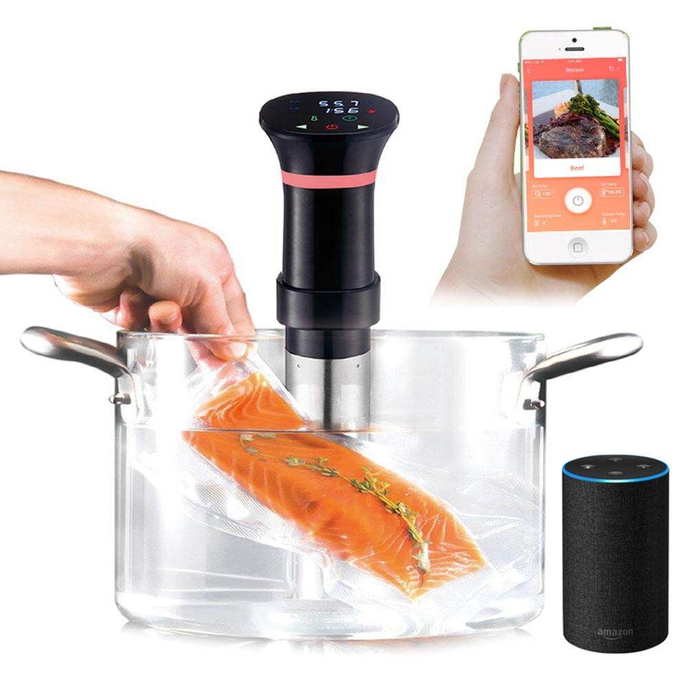 WIFI Kitchen Sous Vide Cooker Immersion Circulator With Accurate Temperature Control Digital Display EU Plug EU Plugwifi