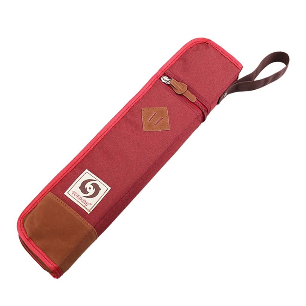 Cotton Padded Bag - Soft Carrying Case For Sticks Red
