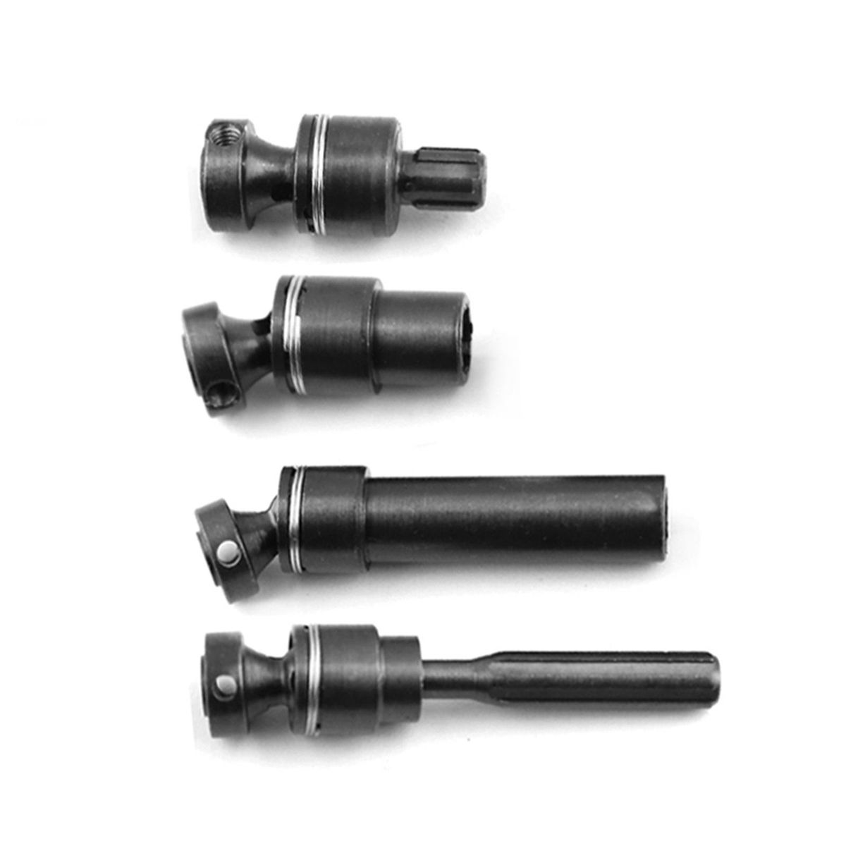 Hardened Steel Front and Rear Center Drive Axle, High-Performance Off-Road Drive Axle 7051 7250R Replacement for 1/16 TRAX4 SLASH 4WD Remote Control Car Upgrade Parts