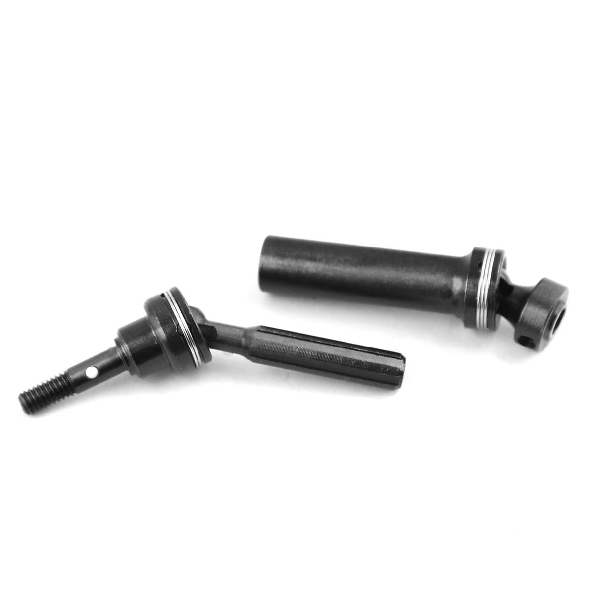 Hardened Steel Front and Rear Center Drive Axle, High-Performance Off-Road Drive Axle 7051 7250R Replacement for 1/16 TRAX4 SLASH 4WD Remote Control Car Upgrade Parts