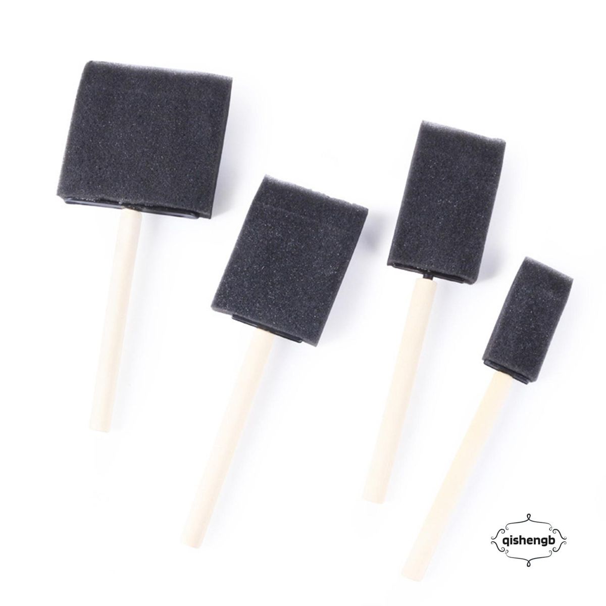 1pc/4pcs Sponge Painting Brush Portable Lightweight Paint