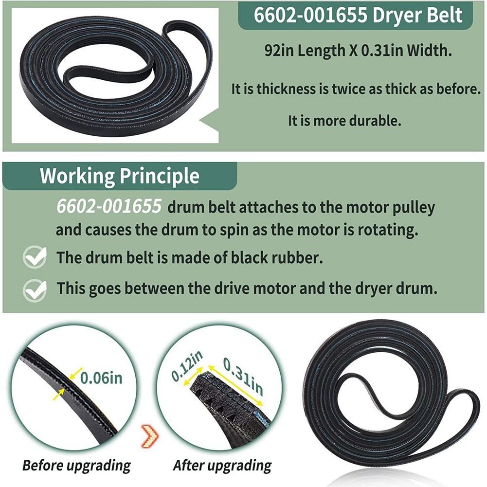 Dryer Repair Kit for Samsung Dryer Includes DC97-16782A Drye