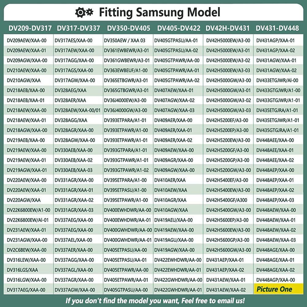 Dryer Repair Kit for Samsung Dryer Includes DC97-16782A Drye