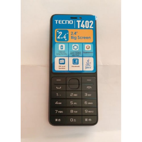 T402 2.4" Qvga - Java - Triple Sim - Opera Mini - 0.08mp - 1500mAh - Black