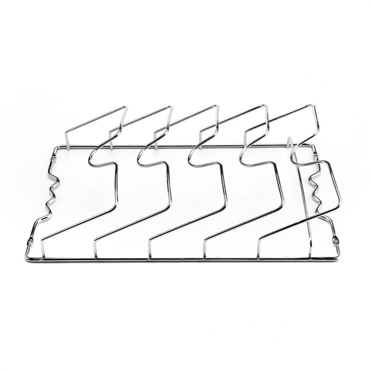 Pot Lid Rack 5-layer Slot U-shaped Groove Pot Lid Storage Holder Pot Cover Organizer Wall Mount Kitchen Accessories