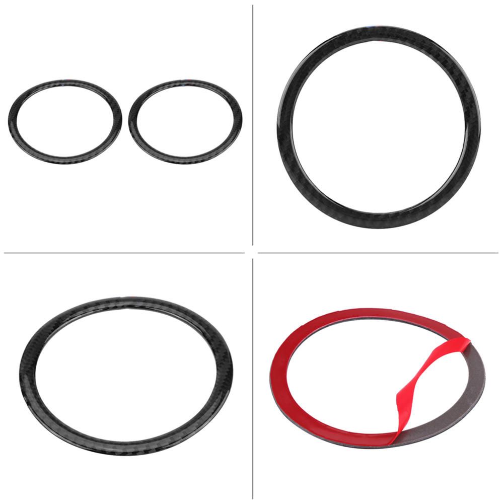 Carbon Fiber Audio Speaker Door Loudspeaker Cover Trim