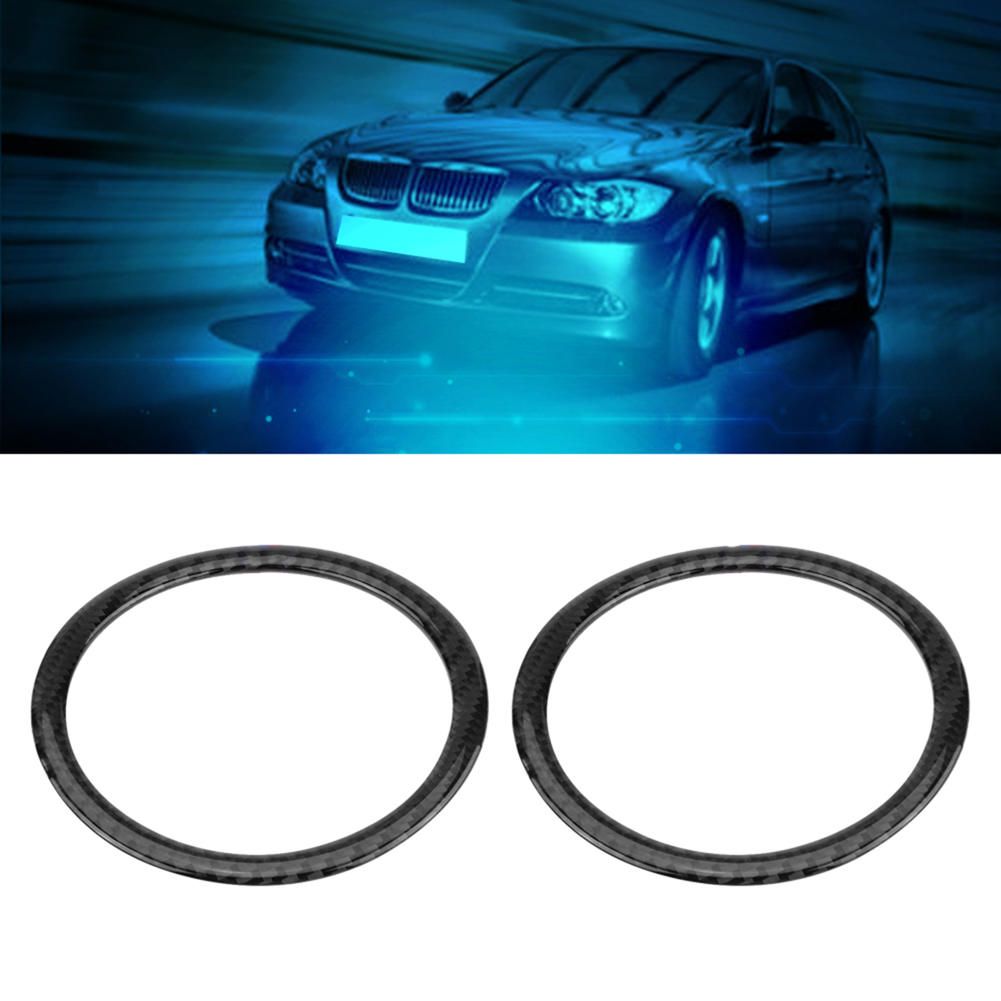 Carbon Fiber Audio Speaker Door Loudspeaker Cover Trim