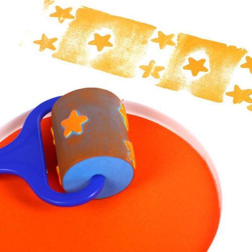 Ink Stamp Pad DIY Finger Painting Craft Cardmaking Large Round For Kids Education Drawing Interactive Baby Toys Black