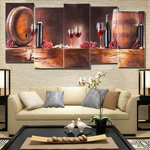 Unframed Wine Grape Canvas Modern Wall Art Oil Painting Picture Print Home Decor