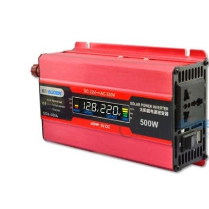 500 Watts Digital Display Power Inverter Without Charger
