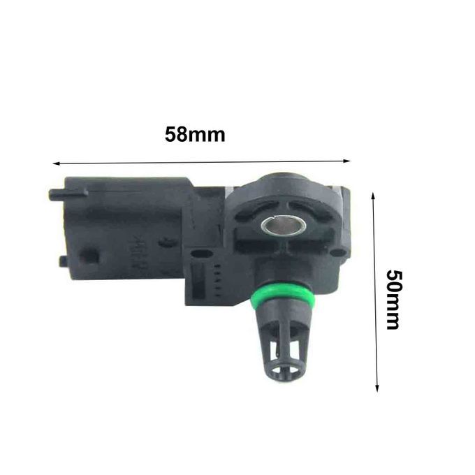 Intake Pressure Sensor Practical Easy To Install ABS-Black