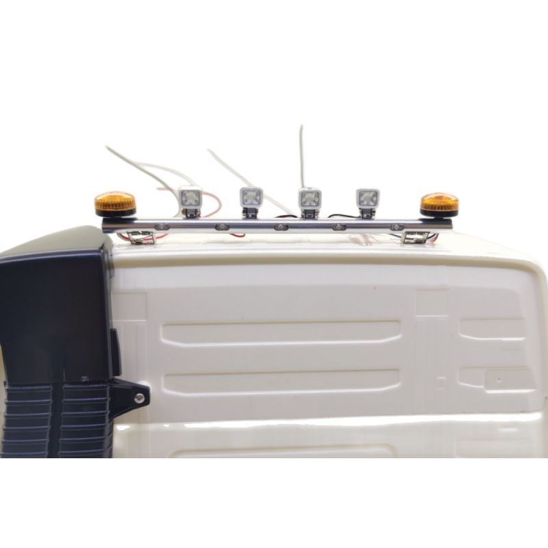Upgraded LED Spotlight For Tamiya 1/14 Scania Actros 56360 Volvo Truck DIY