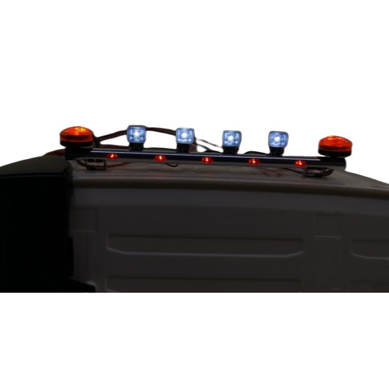 Upgraded LED Spotlight For Tamiya 1/14 Scania Actros 56360 Volvo Truck DIY
