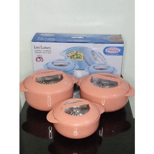 Leo Luxury Insulated Food Flasks /dinner Sets With Stainless Steel Liner
