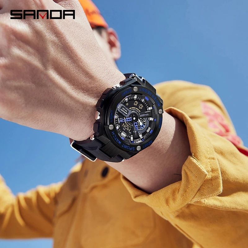 New Sports Waterproof Digital Men's Watch