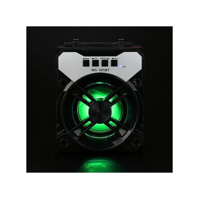 LED Bluetooth Wireless Portable Sport Speaker Super BassWith USB/TF/AUX/FM Radio HT-S