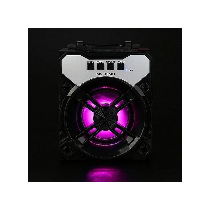 LED Bluetooth Wireless Portable Sport Speaker Super BassWith USB/TF/AUX/FM Radio HT-S