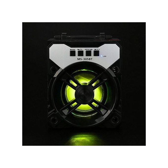 LED Bluetooth Wireless Portable Sport Speaker Super BassWith USB/TF/AUX/FM Radio HT-S