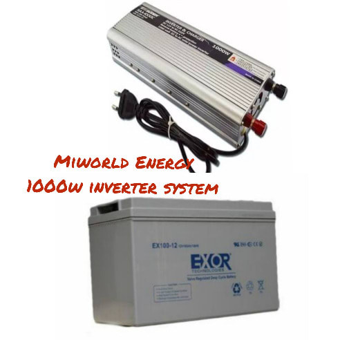 1000w + 100Ah Battery