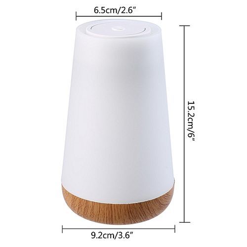 Portable Smart Touch Control Night Light With Bluetooth Speaker, Colorful LED Desk Lamp Bedside Lamp Reading Lamp Warm White HT-S